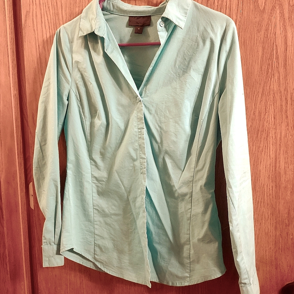 Teal Worthington Dress Shirt
